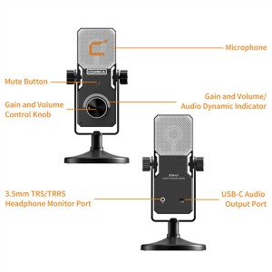 میکروفون استودیویی کامیکا مدل STA-U1 رابط USB